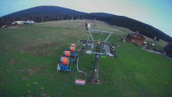 Dolní část sjezdovky Skiareálu Ramzová