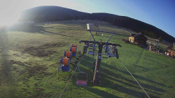 Dolní část sjezdovky Skiareálu Ramzová