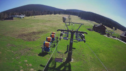 Dolní část sjezdovky Skiareálu Ramzová