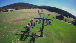 Dolní část sjezdovky Skiareálu Ramzová