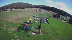 Dolní část sjezdovky Skiareálu Ramzová