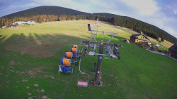 Dolní část sjezdovky Skiareálu Ramzová