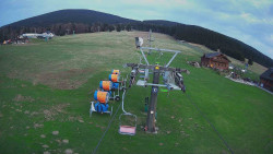 Dolní část sjezdovky Skiareálu Ramzová