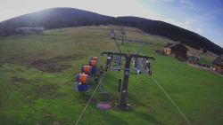 Dolní část sjezdovky Skiareálu Ramzová