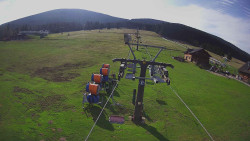 Dolní část sjezdovky Skiareálu Ramzová