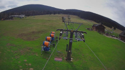 Dolní část sjezdovky Skiareálu Ramzová