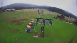 Dolní část sjezdovky Skiareálu Ramzová