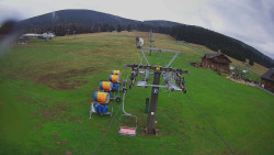 Dolní část sjezdovky Skiareálu Ramzová