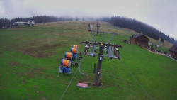 Dolní část sjezdovky Skiareálu Ramzová