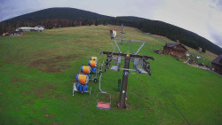 Dolní část sjezdovky Skiareálu Ramzová