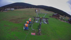 Dolní část sjezdovky Skiareálu Ramzová