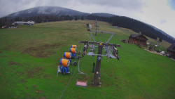 Dolní část sjezdovky Skiareálu Ramzová