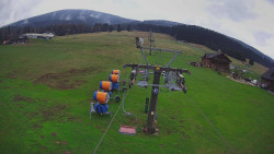 Dolní část sjezdovky Skiareálu Ramzová