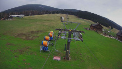 Dolní část sjezdovky Skiareálu Ramzová