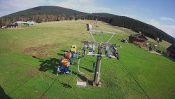 Dolní část sjezdovky Skiareálu Ramzová