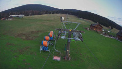 Dolní část sjezdovky Skiareálu Ramzová