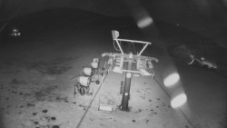 Dolní část sjezdovky Skiareálu Ramzová