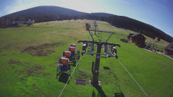 Dolní část sjezdovky Skiareálu Ramzová