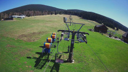 Dolní část sjezdovky Skiareálu Ramzová