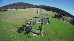 Dolní část sjezdovky Skiareálu Ramzová