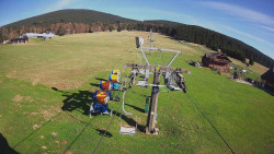 Dolní část sjezdovky Skiareálu Ramzová