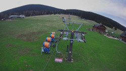 Dolní část sjezdovky Skiareálu Ramzová