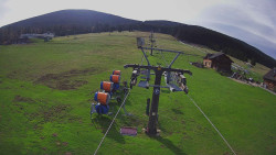 Dolní část sjezdovky Skiareálu Ramzová