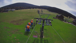 Dolní část sjezdovky Skiareálu Ramzová