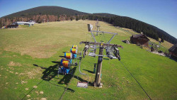 Dolní část sjezdovky Skiareálu Ramzová