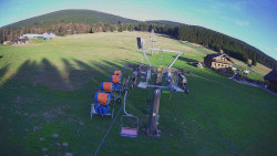 Dolní část sjezdovky Skiareálu Ramzová