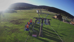 Dolní část sjezdovky Skiareálu Ramzová