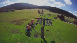 Dolní část sjezdovky Skiareálu Ramzová