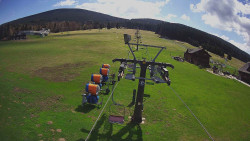 Dolní část sjezdovky Skiareálu Ramzová