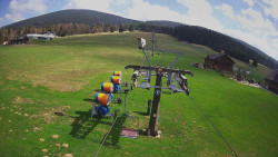 Dolní část sjezdovky Skiareálu Ramzová