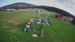 Dolní část sjezdovky Skiareálu Ramzová