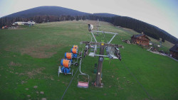 Dolní část sjezdovky Skiareálu Ramzová