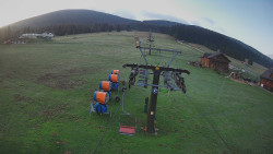 Dolní část sjezdovky Skiareálu Ramzová