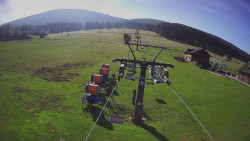 Dolní část sjezdovky Skiareálu Ramzová