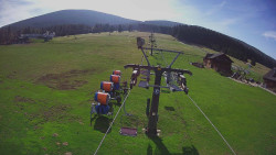 Dolní část sjezdovky Skiareálu Ramzová