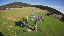 Dolní část sjezdovky Skiareálu Ramzová