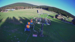 Dolní část sjezdovky Skiareálu Ramzová