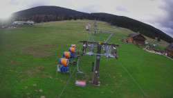 Dolní část sjezdovky Skiareálu Ramzová