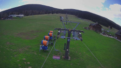 Dolní část sjezdovky Skiareálu Ramzová