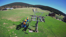 Dolní část sjezdovky Skiareálu Ramzová