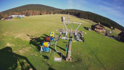 Dolní část sjezdovky Skiareálu Ramzová