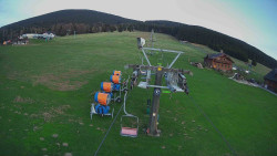 Dolní část sjezdovky Skiareálu Ramzová