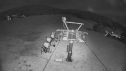 Dolní část sjezdovky Skiareálu Ramzová