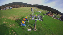 Dolní část sjezdovky Skiareálu Ramzová