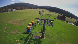 Dolní část sjezdovky Skiareálu Ramzová