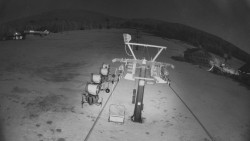 Dolní část sjezdovky Skiareálu Ramzová